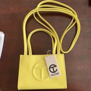 Telfar Small Yellow Shopping Bag